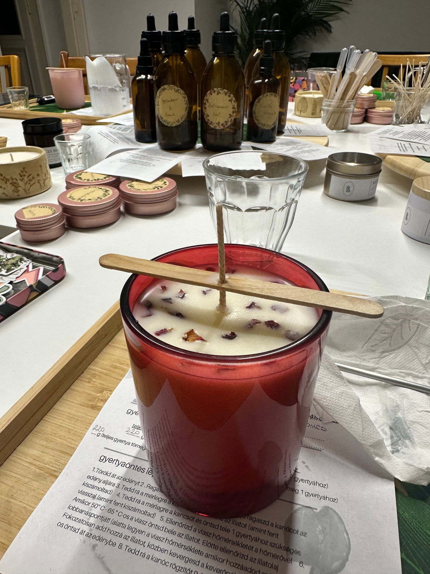 Illatos szójaviasz gyertya készítő workshop 2025. szeptember 6. 10:30/ CANDLEMAKING WORKSHOP 6. SEPTEMBER 10.30 a.m.