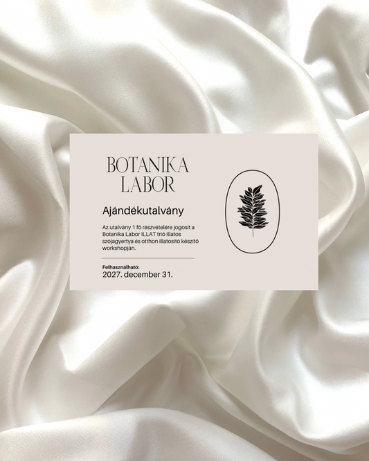 Illatos szójagyertya workshop Ajándékutalvány /GIFT CARD